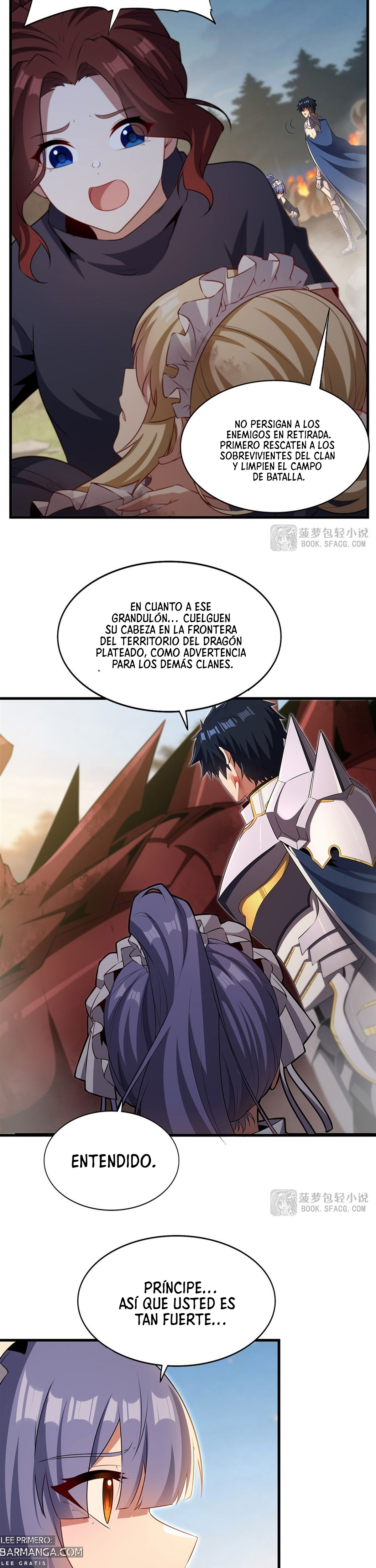 Cállate, malvado dragón, ya no quiero criar hijos contigo. — Capítulo 90 — 16