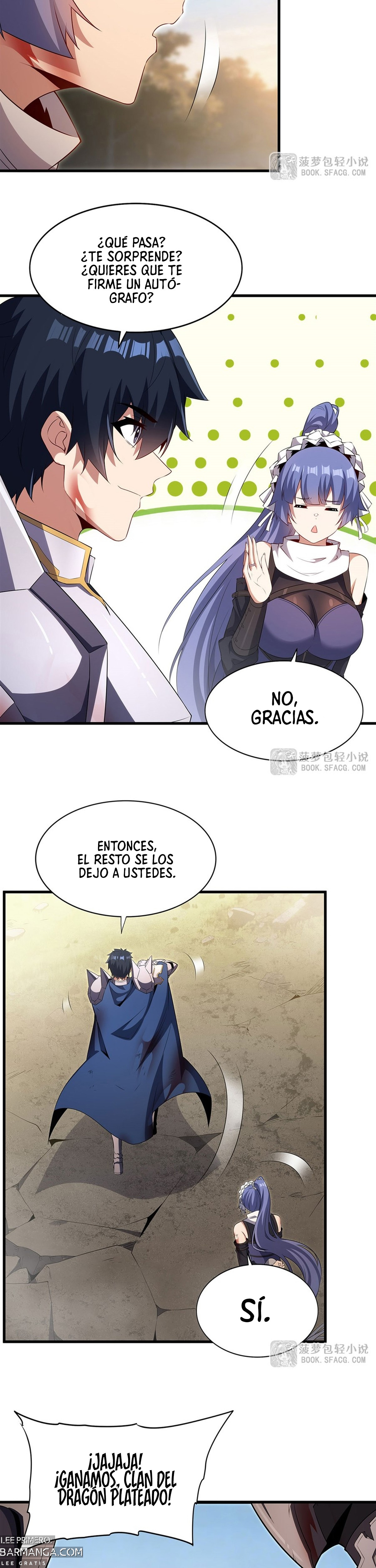 Cállate, malvado dragón, ya no quiero criar hijos contigo. — Capítulo 90 — 17