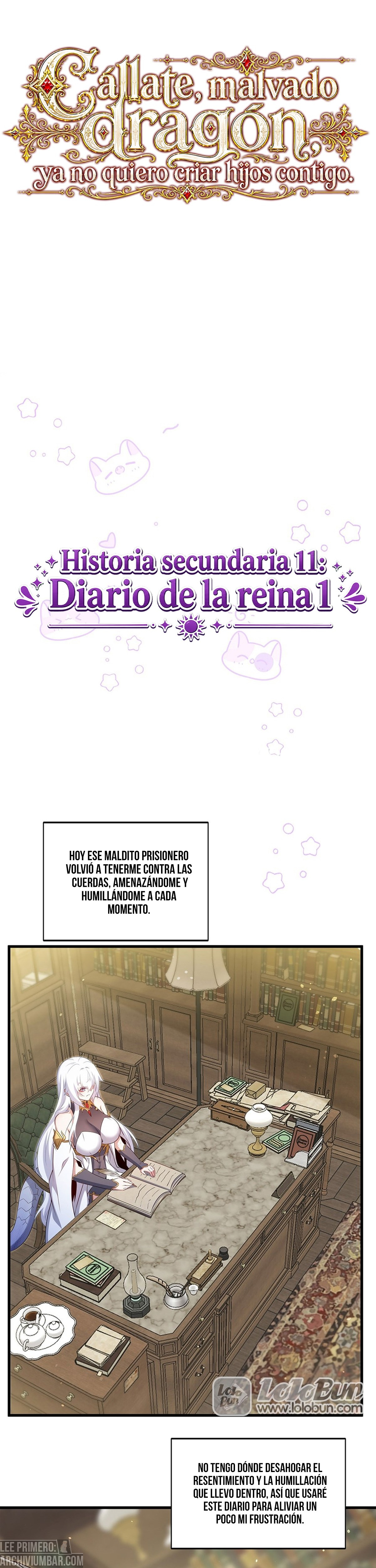 Cállate, malvado dragón, ya no quiero criar hijos contigo. — Capítulo 109.75 — 3