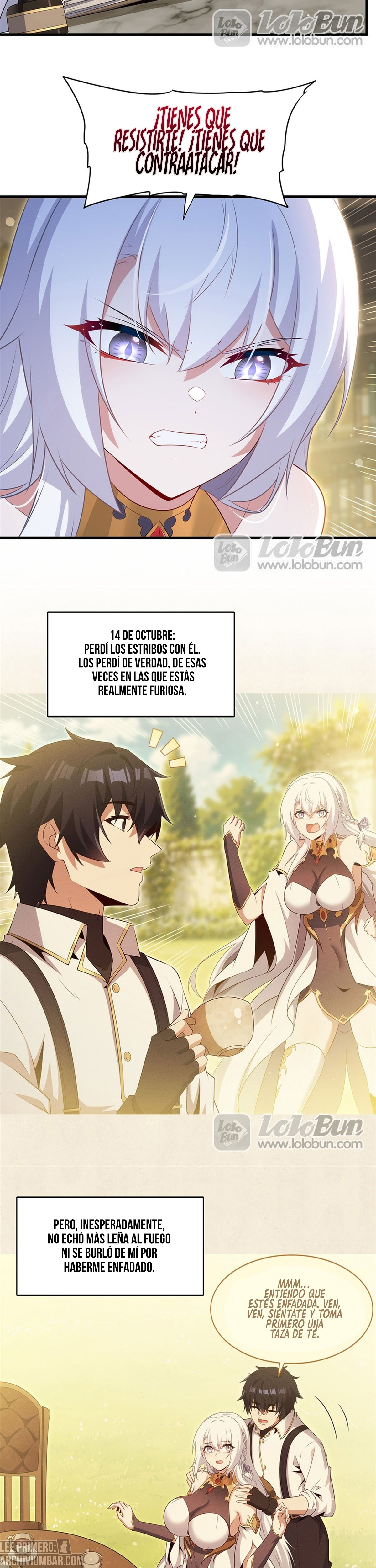 Cállate, malvado dragón, ya no quiero criar hijos contigo. — Capítulo 109.75 — 8