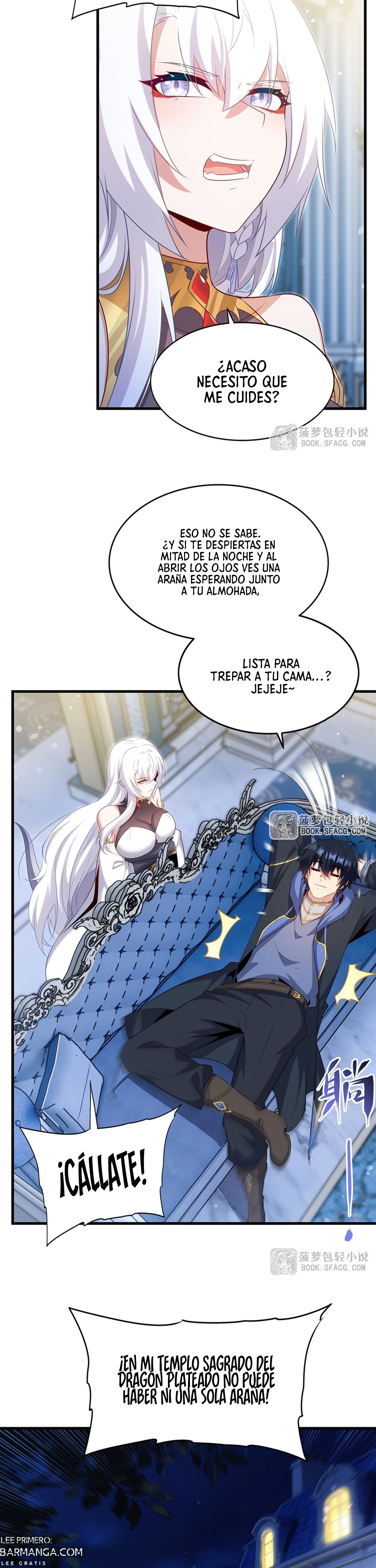Cállate, malvado dragón, ya no quiero criar hijos contigo. — Capítulo 80 — 9