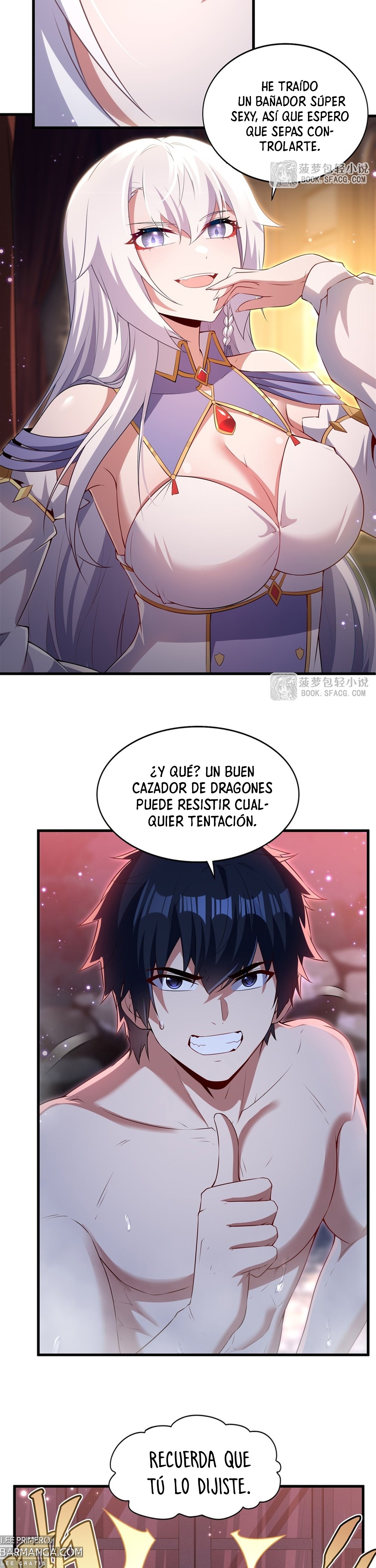 Cállate, malvado dragón, ya no quiero criar hijos contigo. — Capítulo 55 — 10