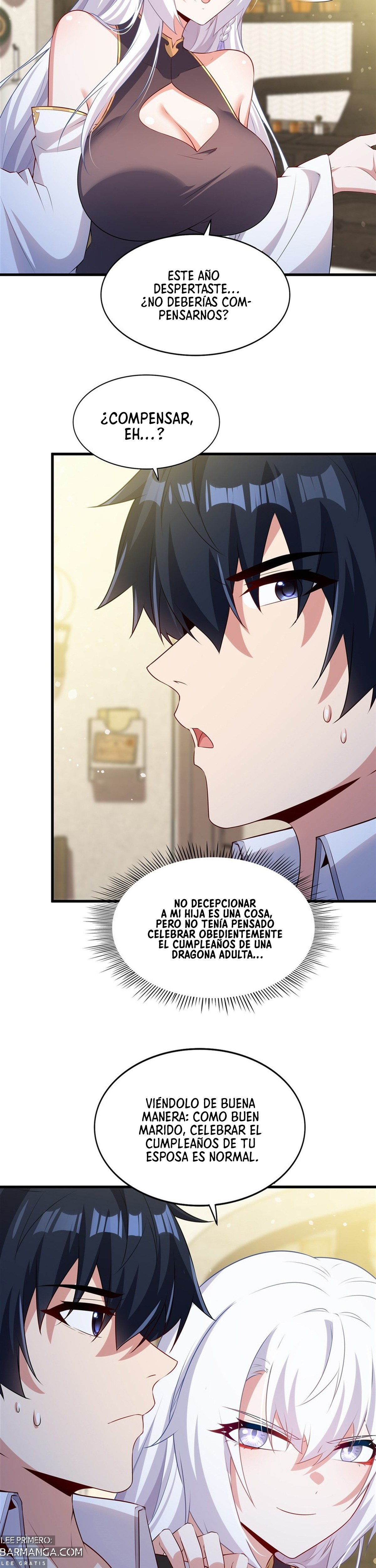 Cállate, malvado dragón, ya no quiero criar hijos contigo. — Capítulo 69 — 9