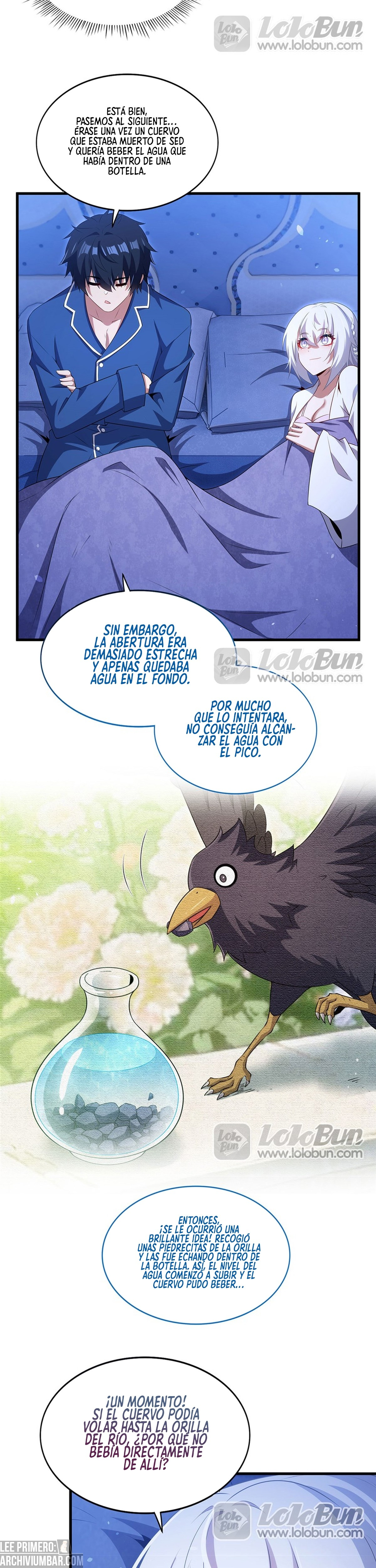 Cállate, malvado dragón, ya no quiero criar hijos contigo. — Capítulo 115.50 — 9