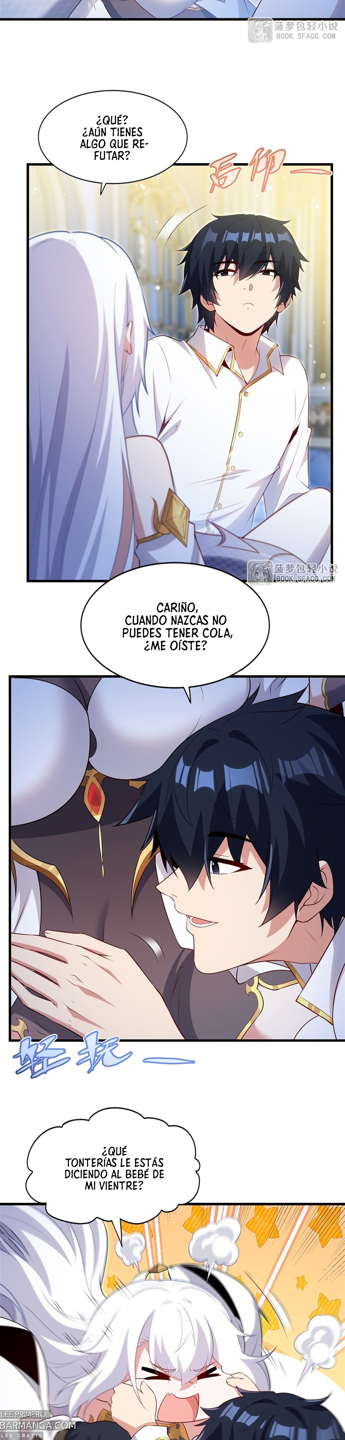 Cállate, malvado dragón, ya no quiero criar hijos contigo. — Capítulo 76 — 5