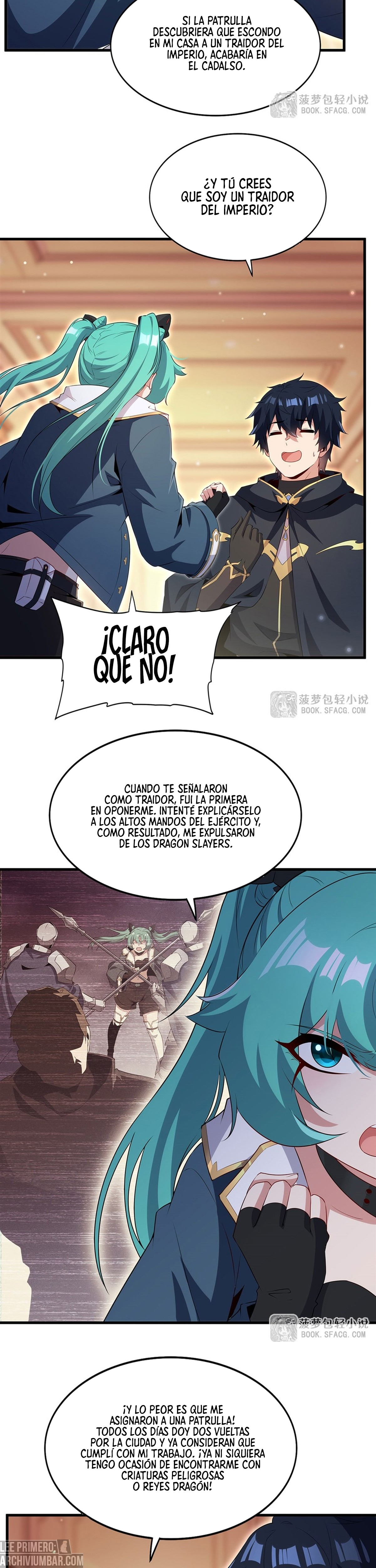 Cállate, malvado dragón, ya no quiero criar hijos contigo. — Capítulo 99 — 9