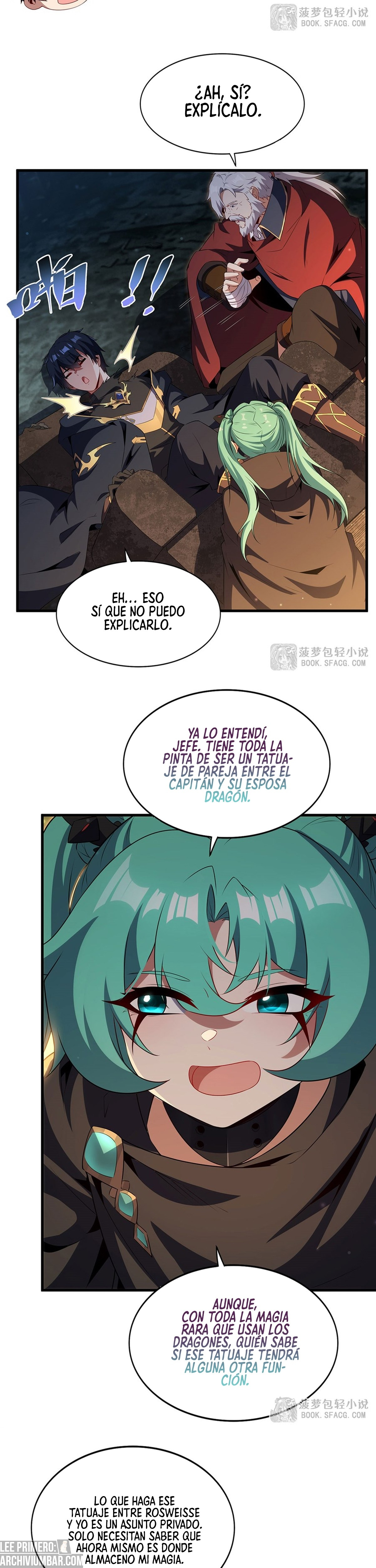 Cállate, malvado dragón, ya no quiero criar hijos contigo. — Capítulo 102 — 7