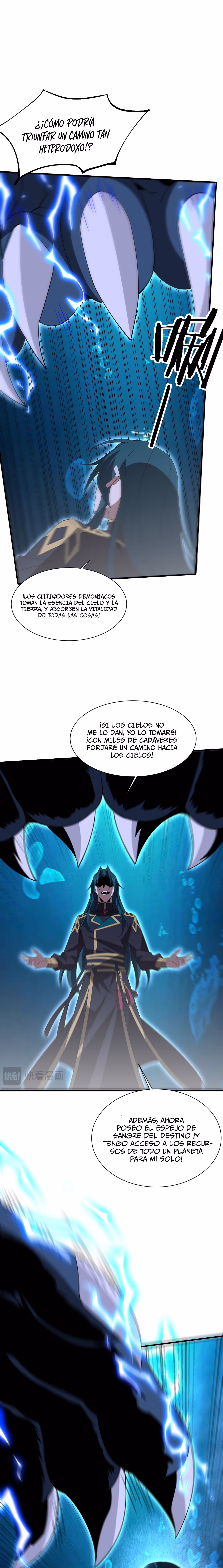 Reencarnado como un cultivador demoníaco, comienzo encontrando un planeta zombi. — Capítulo 13 — 4
