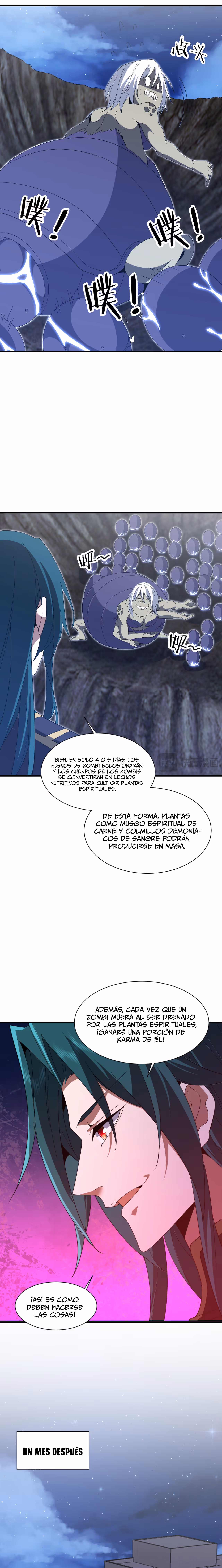 Reencarnado como un cultivador demoníaco, comienzo encontrando un planeta zombi. — Capítulo 23 — 7