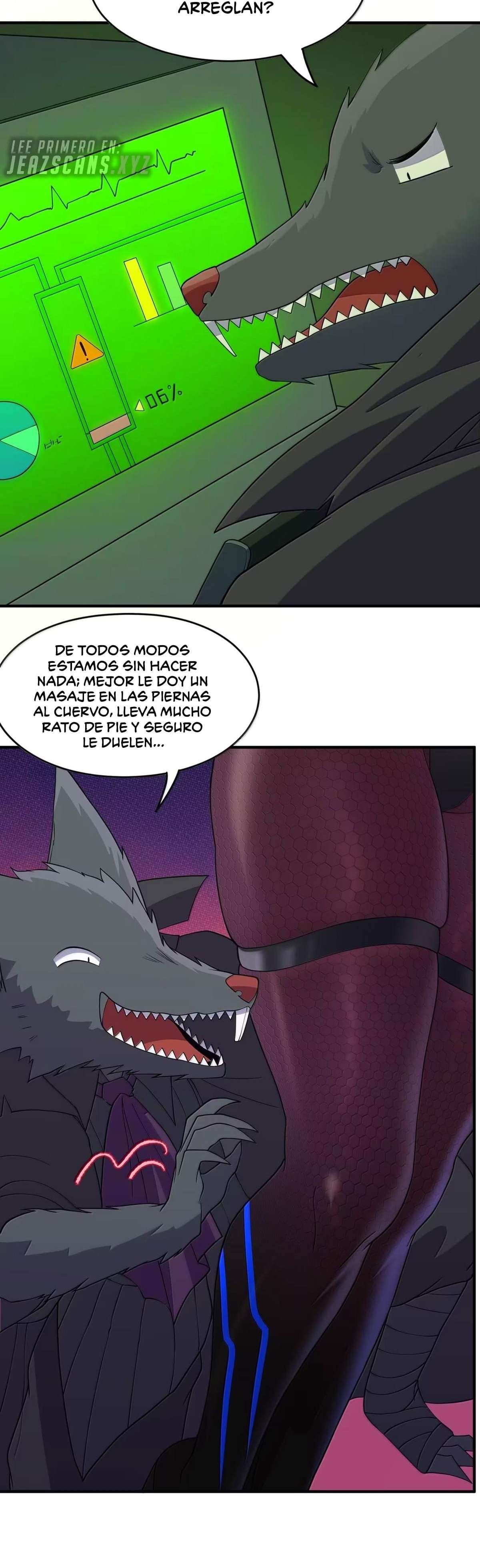 El malvado alquimista no logra controlar a su propio experimento. — Capítulo 55 — 38