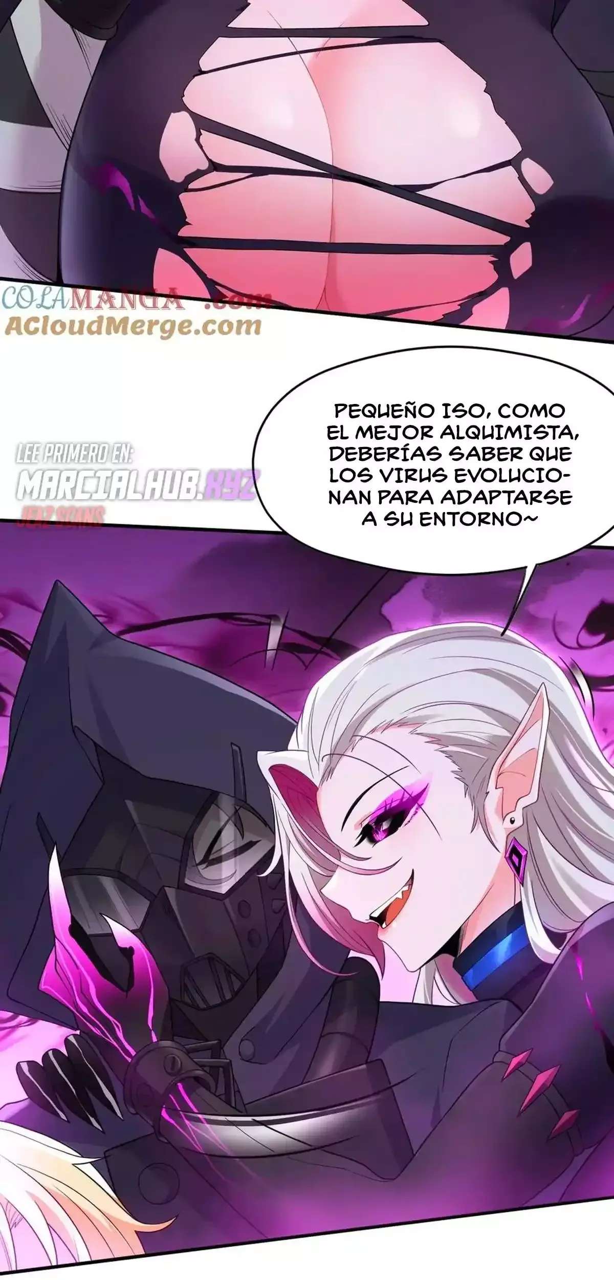 El malvado alquimista no logra controlar a su propio experimento. — Capítulo 13 — 30