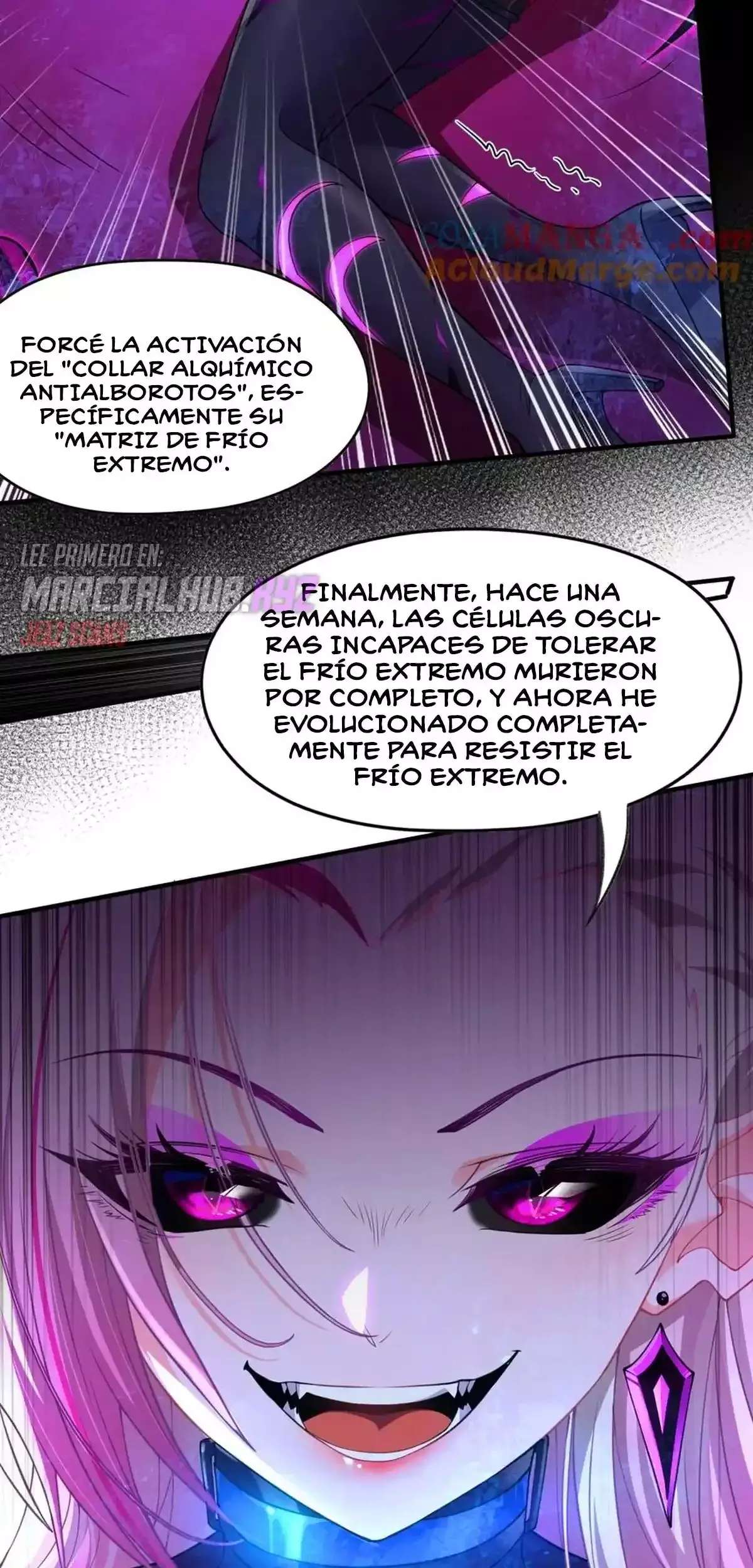 El malvado alquimista no logra controlar a su propio experimento. — Capítulo 13 — 33