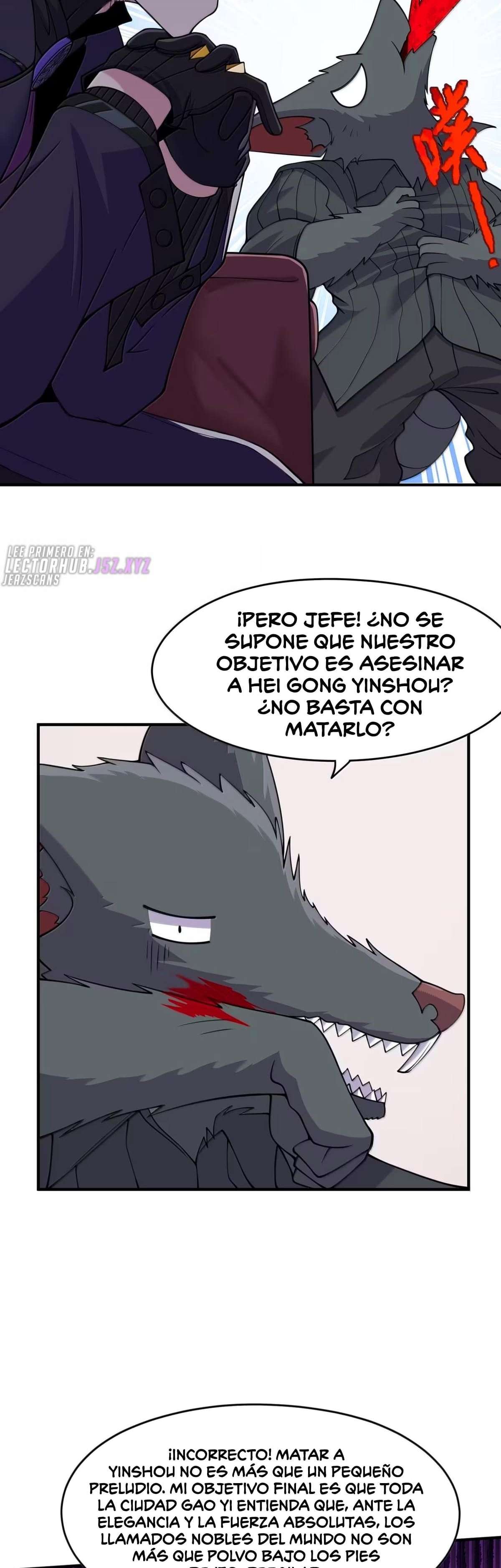 El malvado alquimista no logra controlar a su propio experimento. — Capítulo 62 — 8