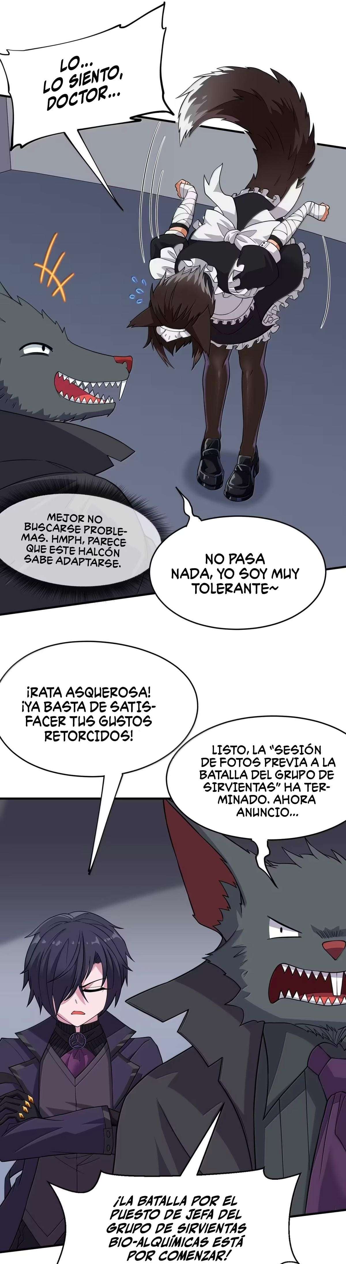El malvado alquimista no logra controlar a su propio experimento. — Capítulo 50 — 34