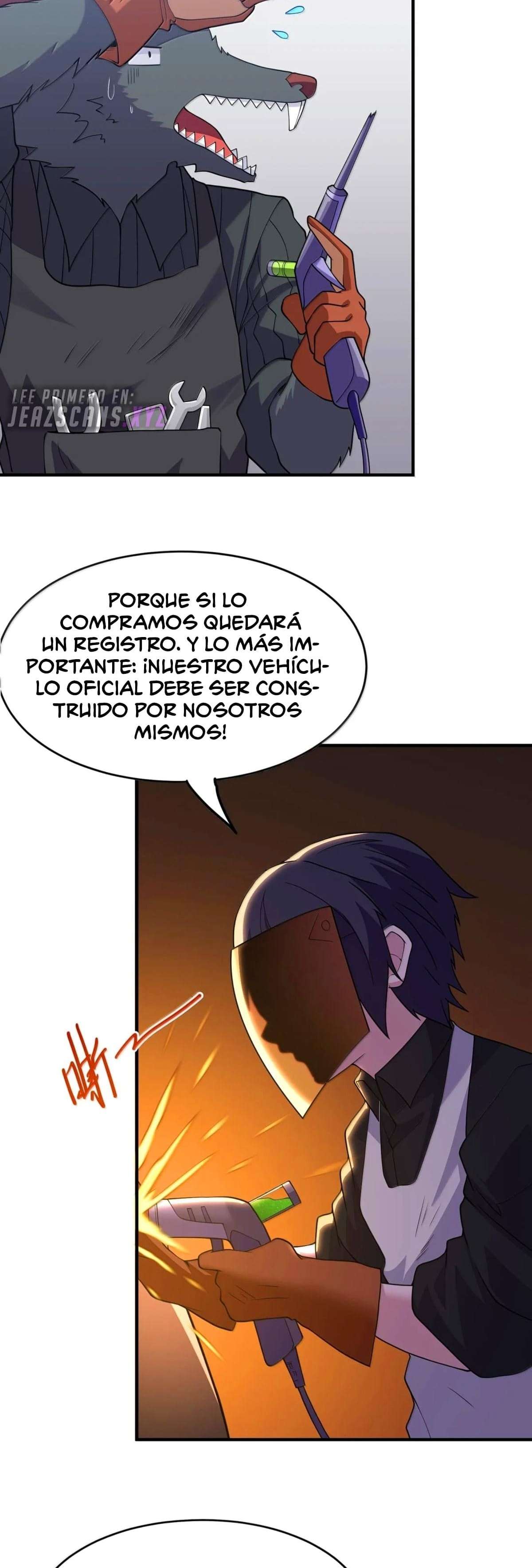 El malvado alquimista no logra controlar a su propio experimento. — Capítulo 54 — 38