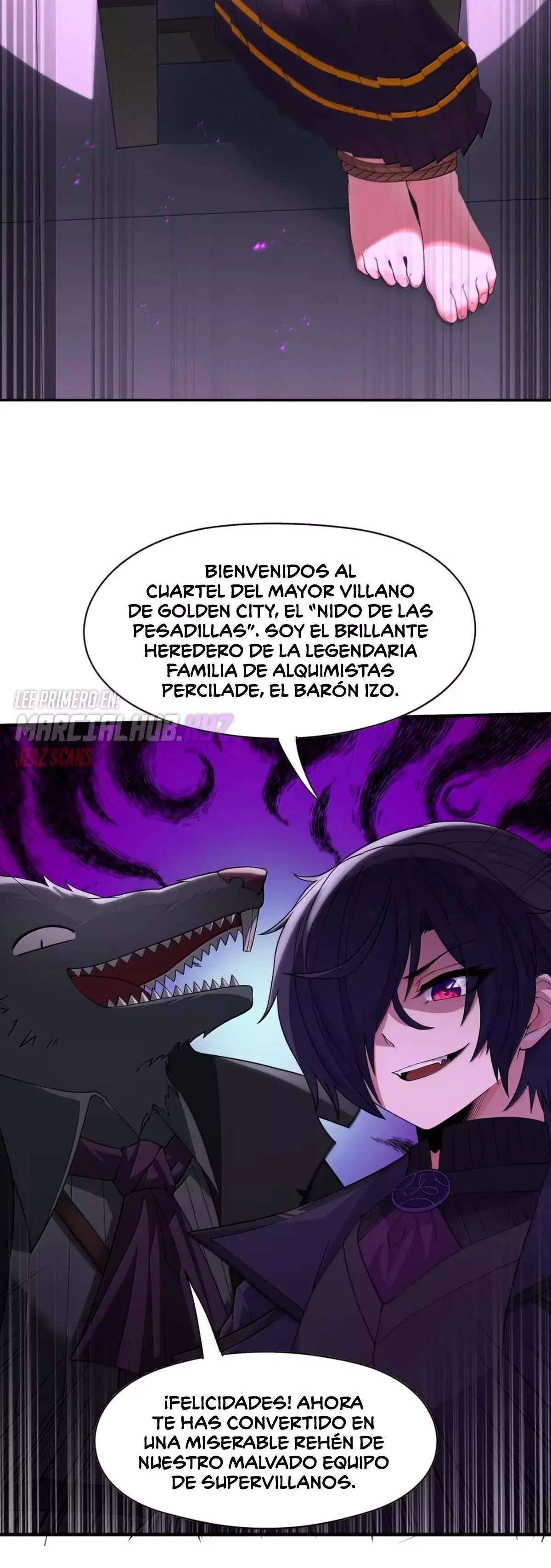 El malvado alquimista no logra controlar a su propio experimento. — Capítulo 23 — 8