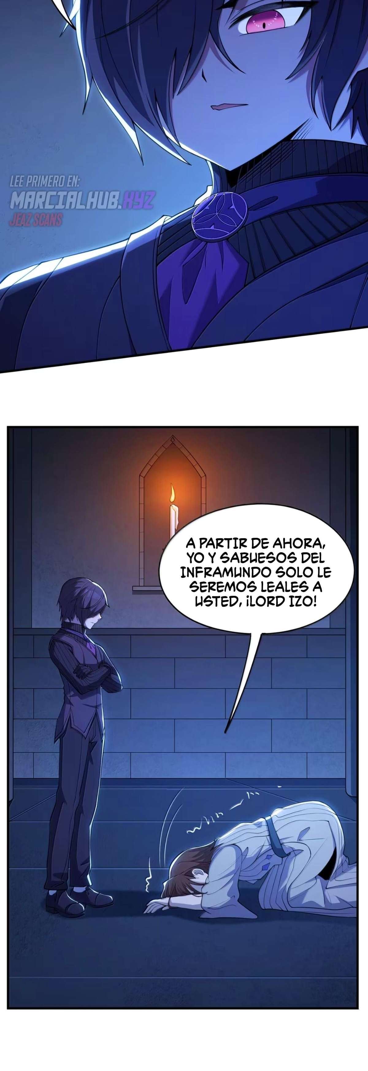 El malvado alquimista no logra controlar a su propio experimento. — Capítulo 34 — 8