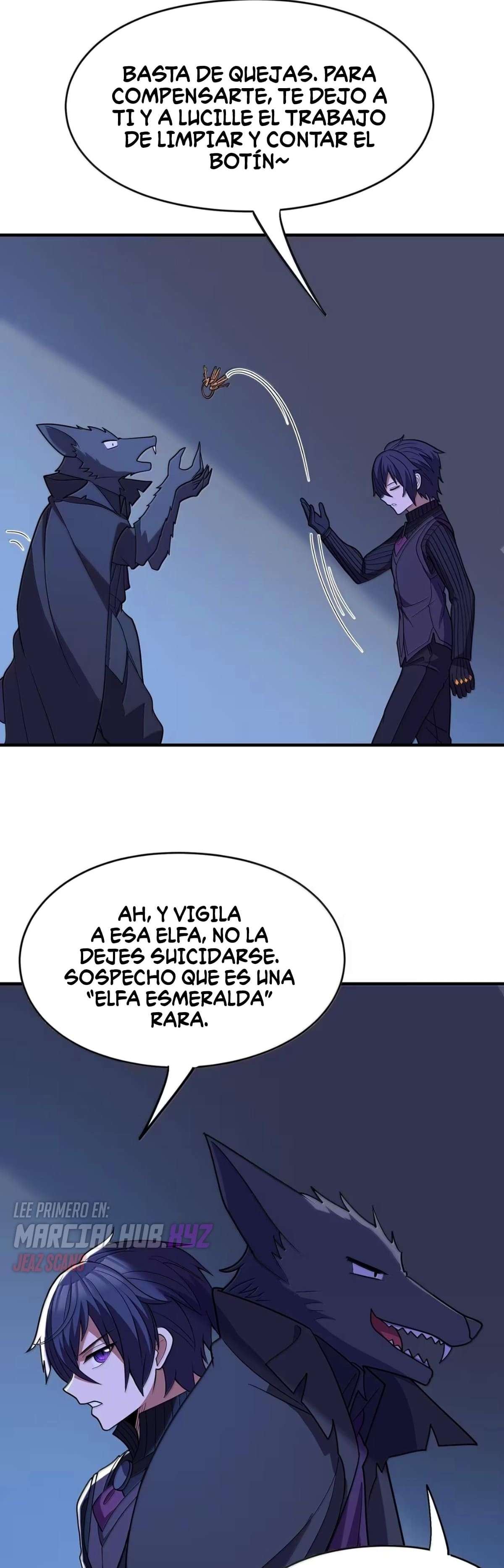 El malvado alquimista no logra controlar a su propio experimento. — Capítulo 34 — 36