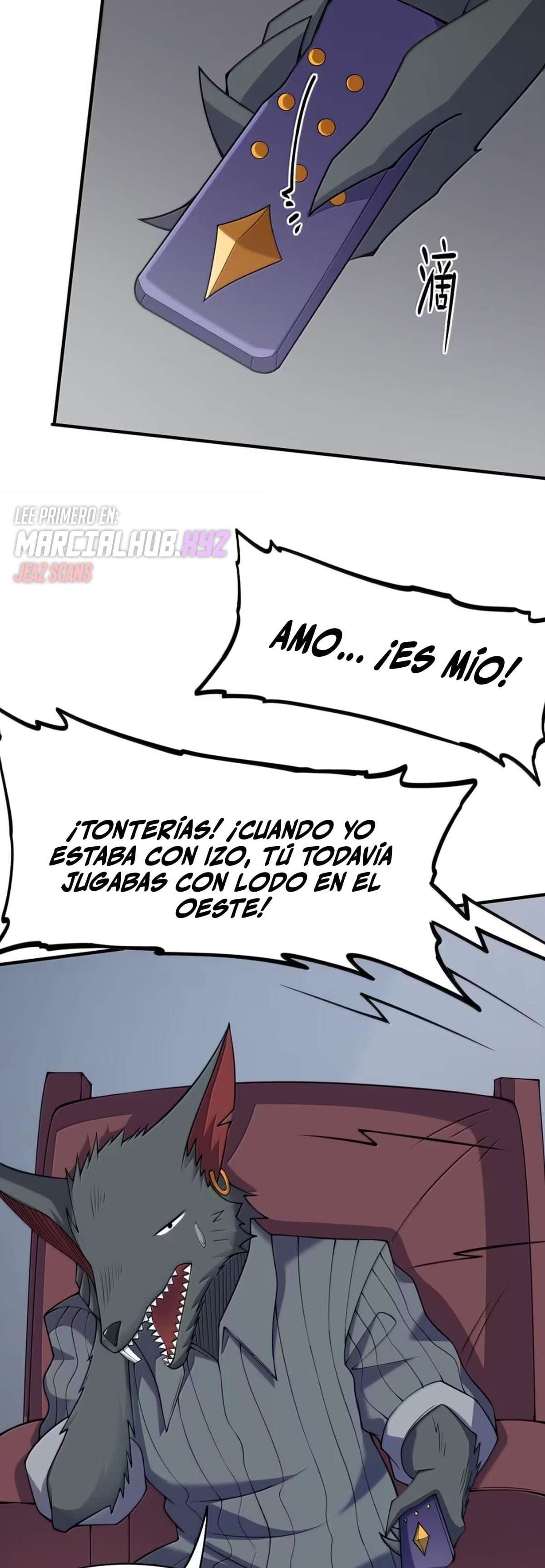 El malvado alquimista no logra controlar a su propio experimento. — Capítulo 34 — 44