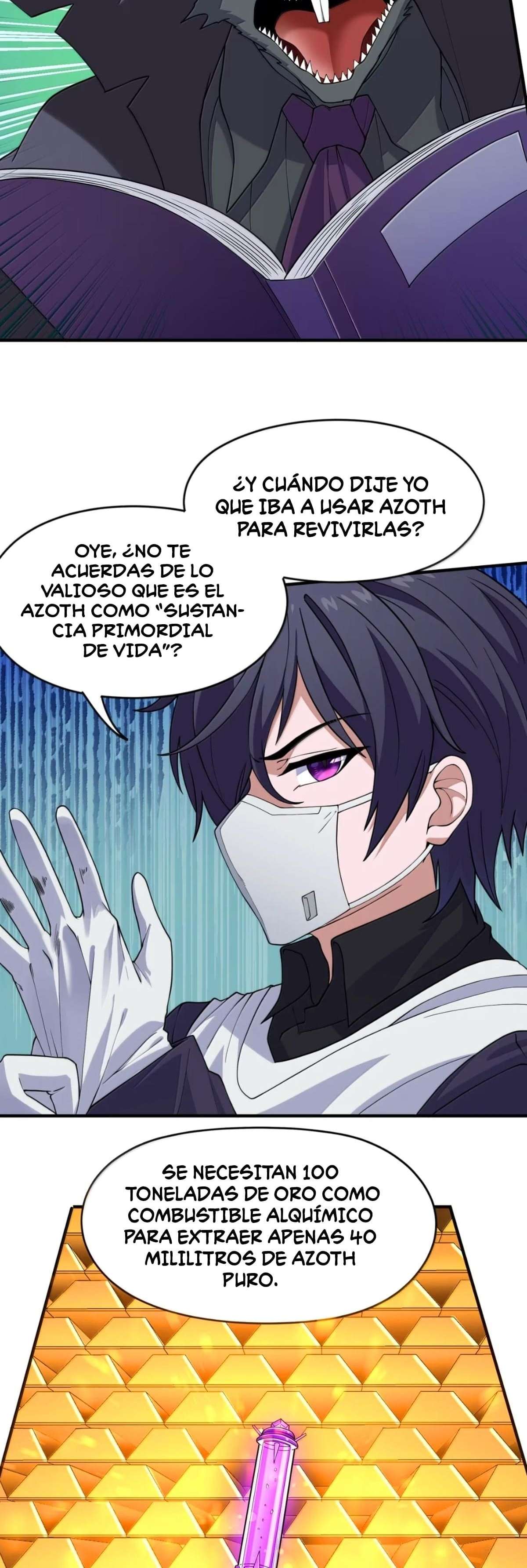El malvado alquimista no logra controlar a su propio experimento. — Capítulo 43 — 7