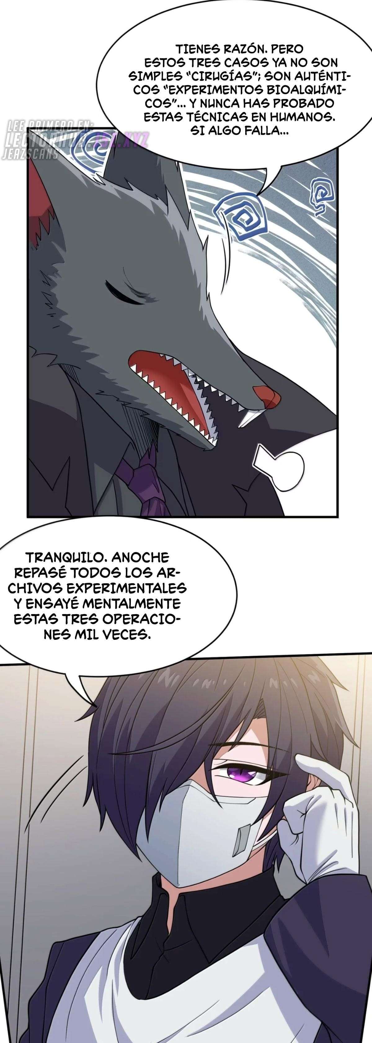 El malvado alquimista no logra controlar a su propio experimento. — Capítulo 43 — 9