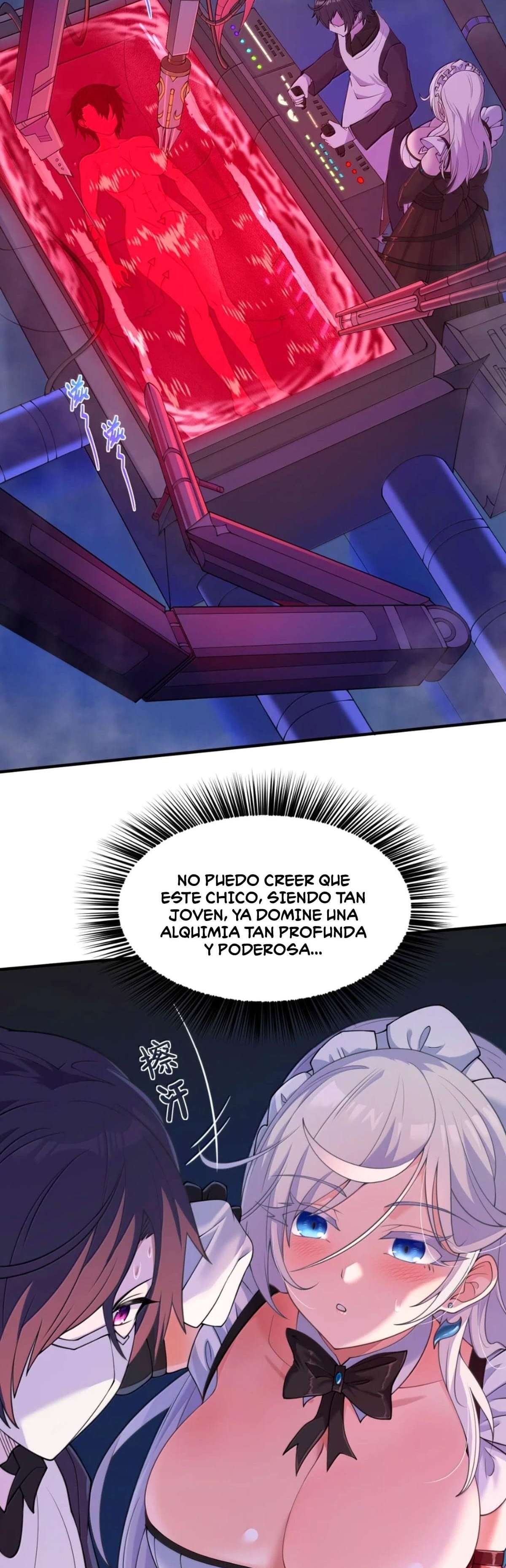 El malvado alquimista no logra controlar a su propio experimento. — Capítulo 43 — 35