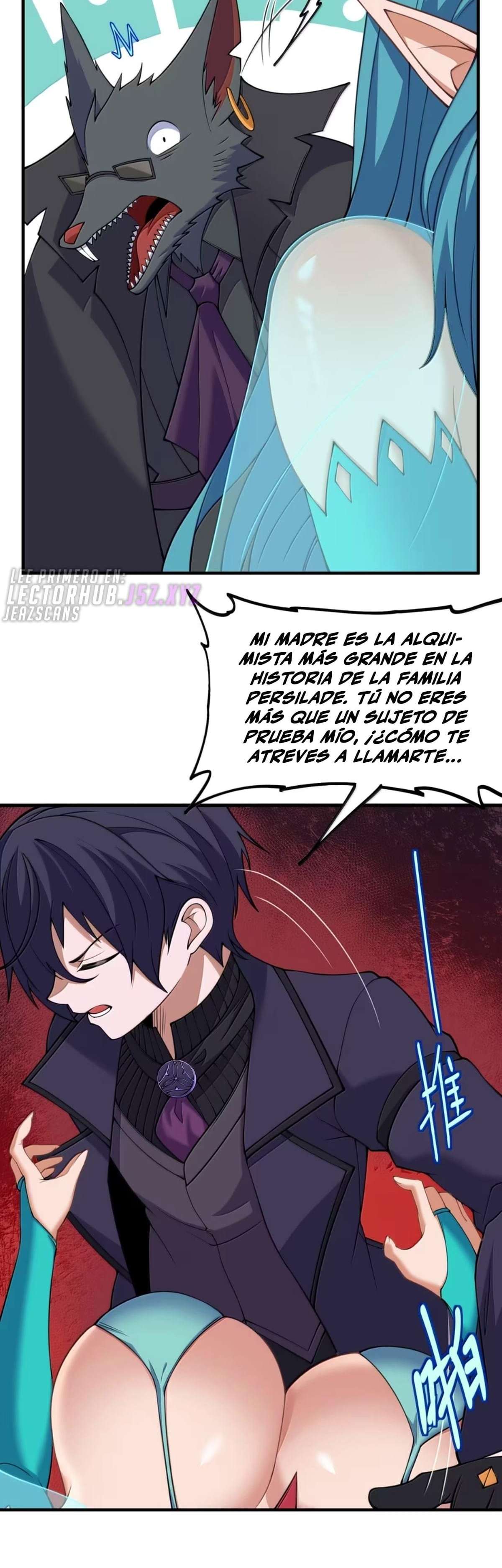 El malvado alquimista no logra controlar a su propio experimento. — Capítulo 40 — 14