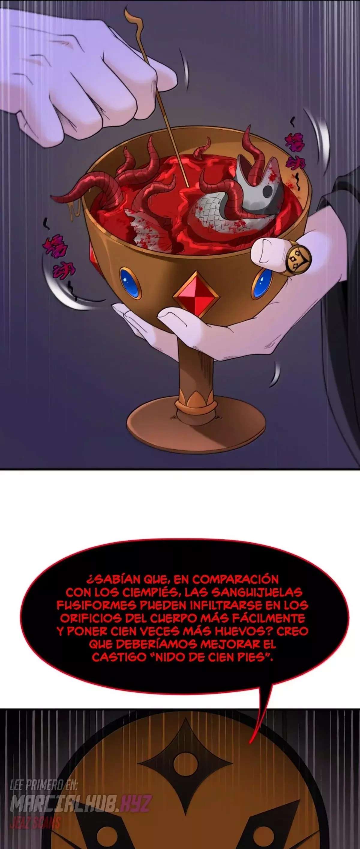 El malvado alquimista no logra controlar a su propio experimento. — Capítulo 24 — 11