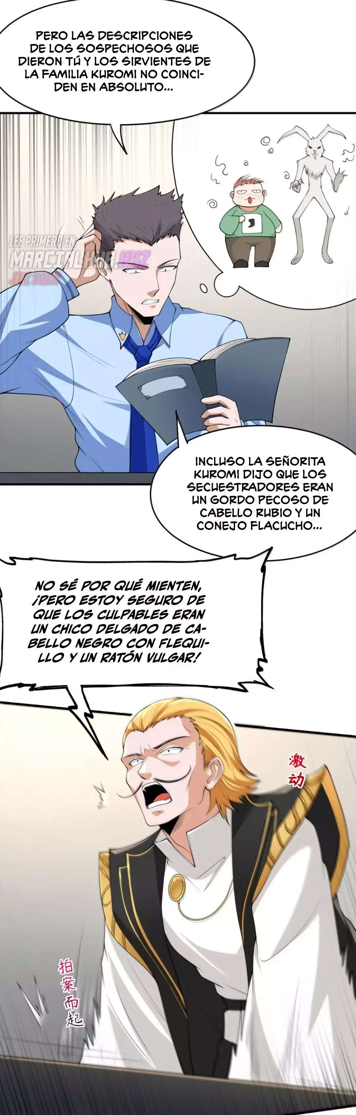 El malvado alquimista no logra controlar a su propio experimento. — Capítulo 24 — 36