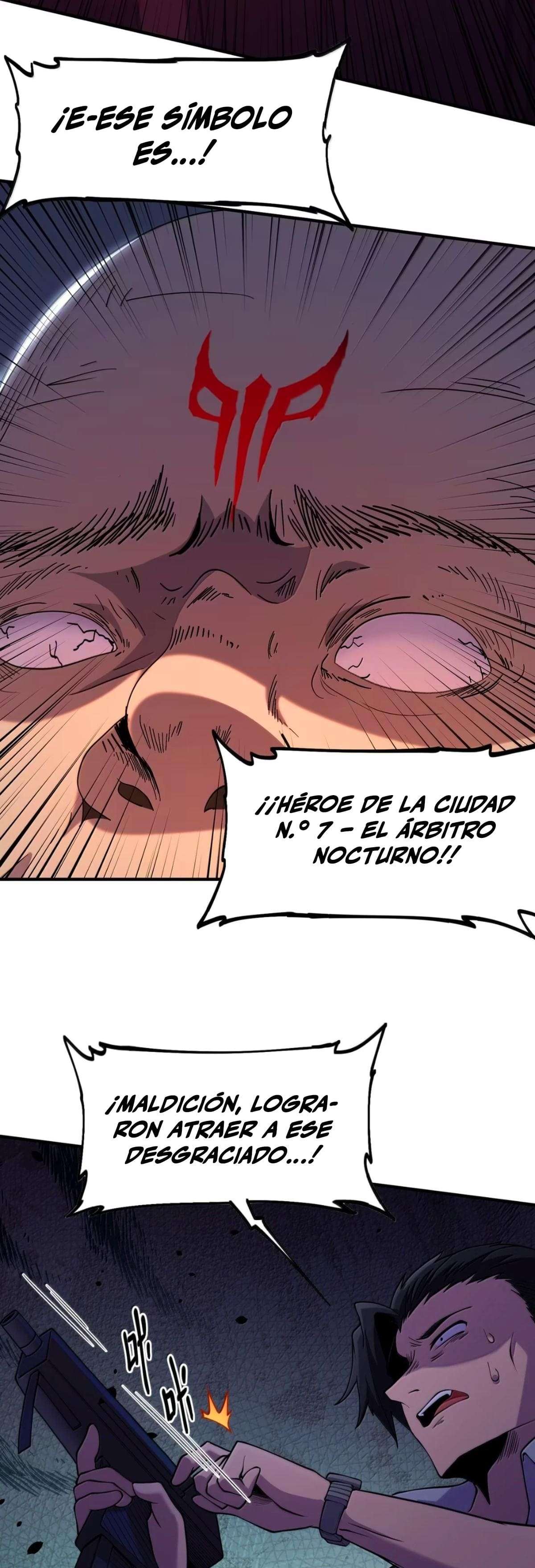 El malvado alquimista no logra controlar a su propio experimento. — Capítulo 41 — 36
