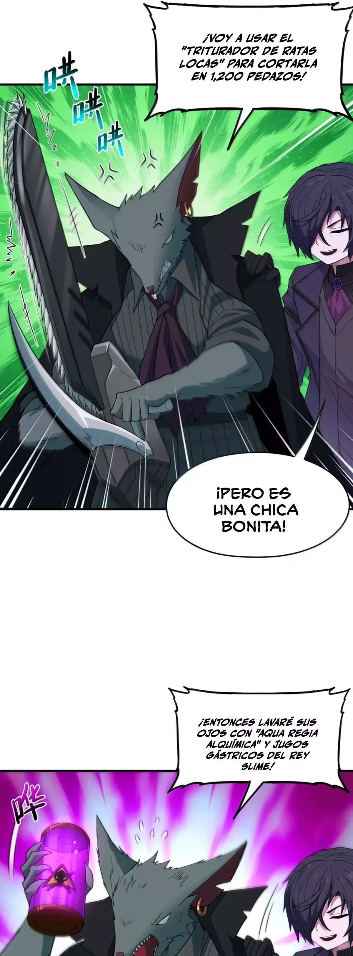 El malvado alquimista no logra controlar a su propio experimento. — Capítulo 18 — 9