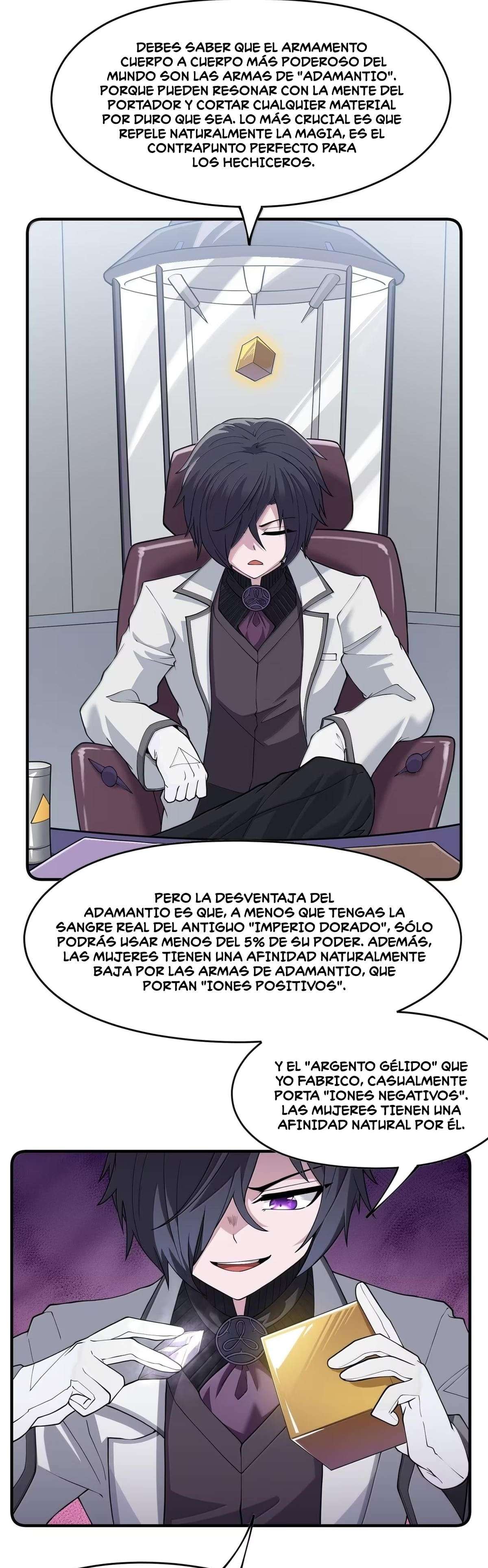 El malvado alquimista no logra controlar a su propio experimento. — Capítulo 51 — 33