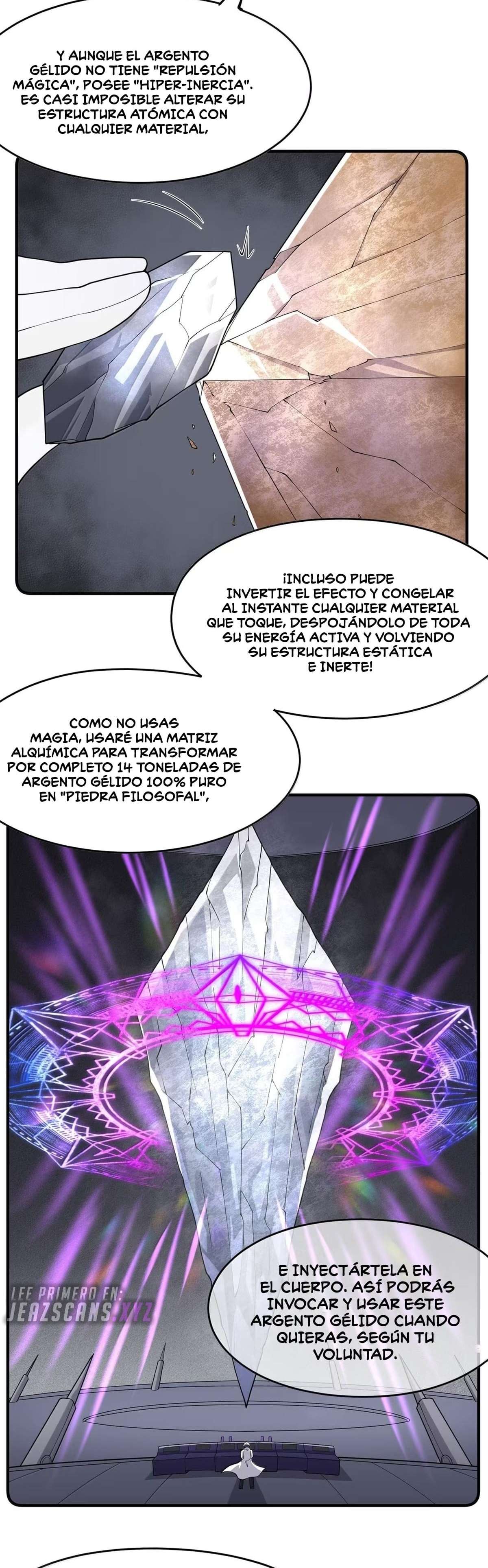 El malvado alquimista no logra controlar a su propio experimento. — Capítulo 51 — 34