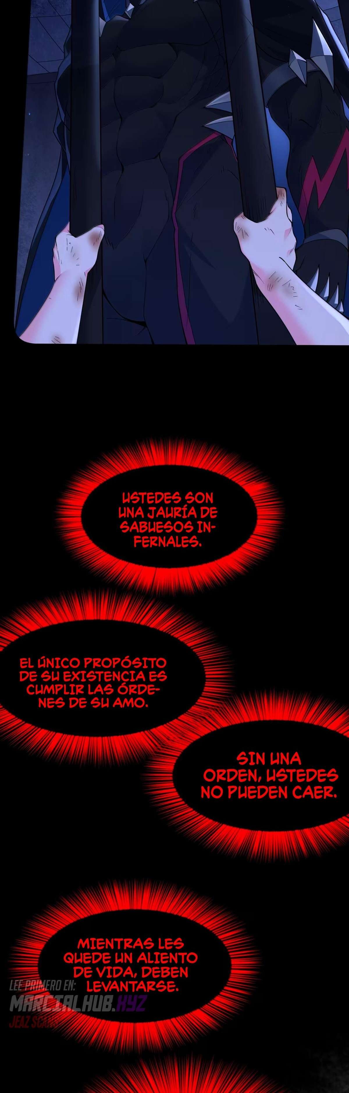 El malvado alquimista no logra controlar a su propio experimento. — Capítulo 27 — 18