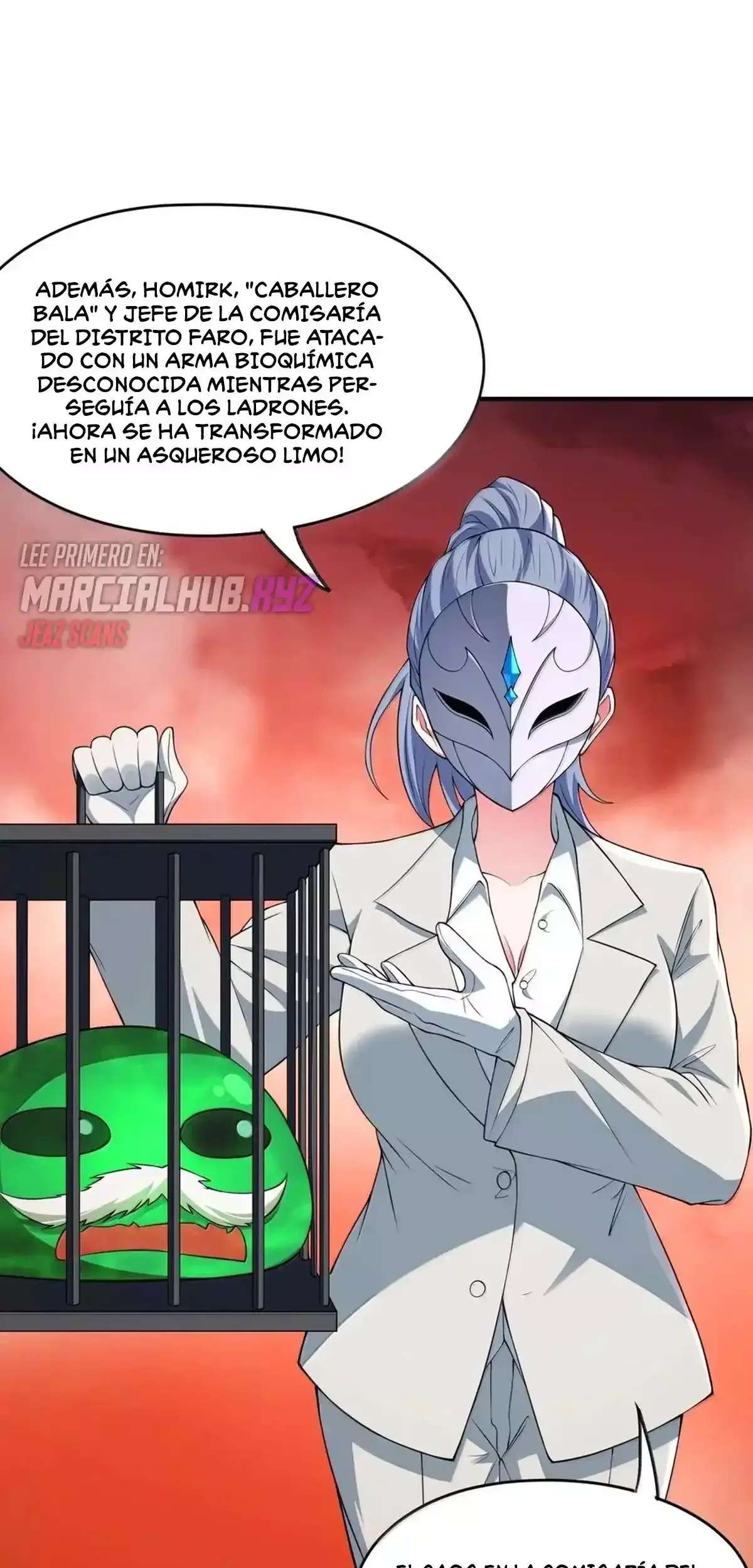 El malvado alquimista no logra controlar a su propio experimento. — Capítulo 15 — 30