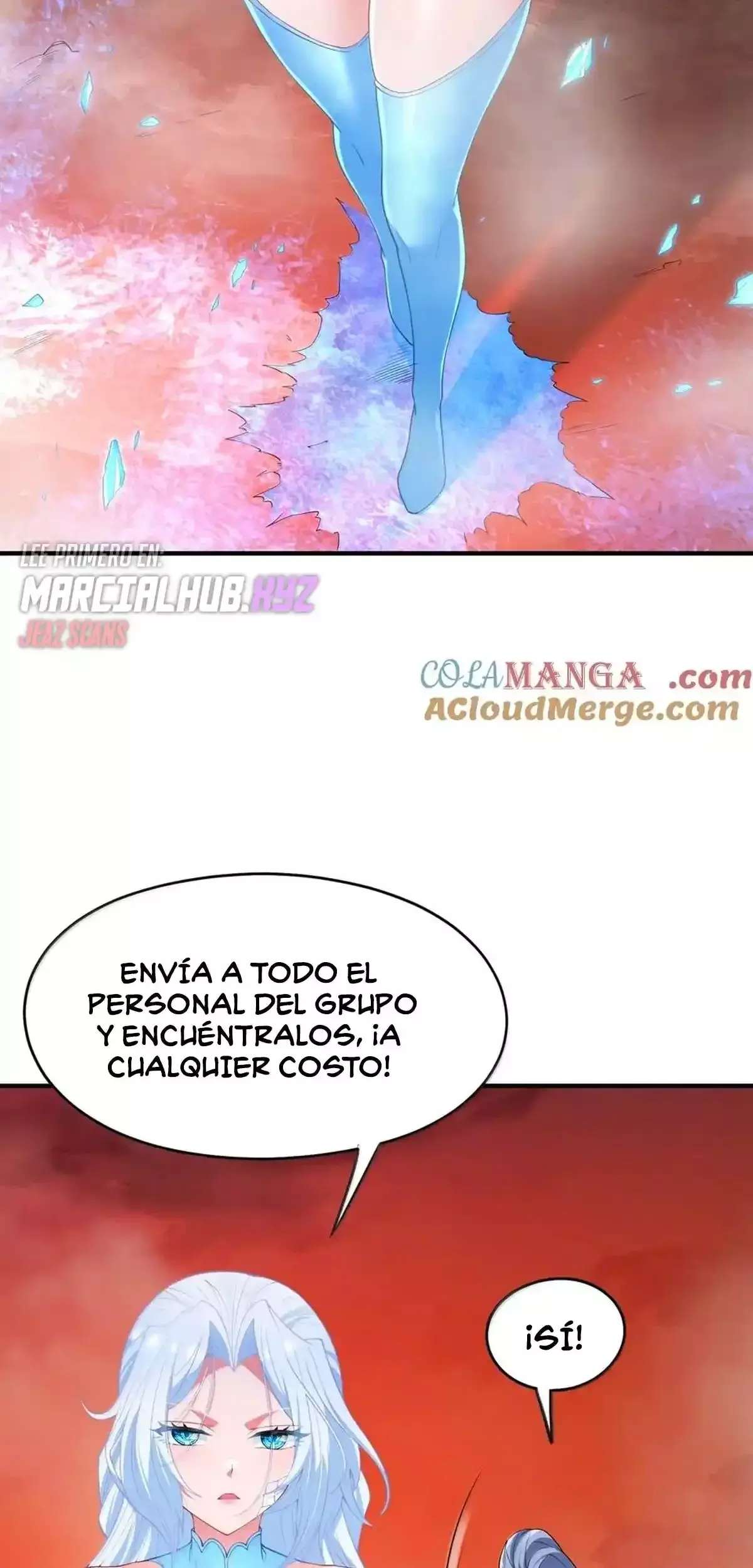 El malvado alquimista no logra controlar a su propio experimento. — Capítulo 15 — 36