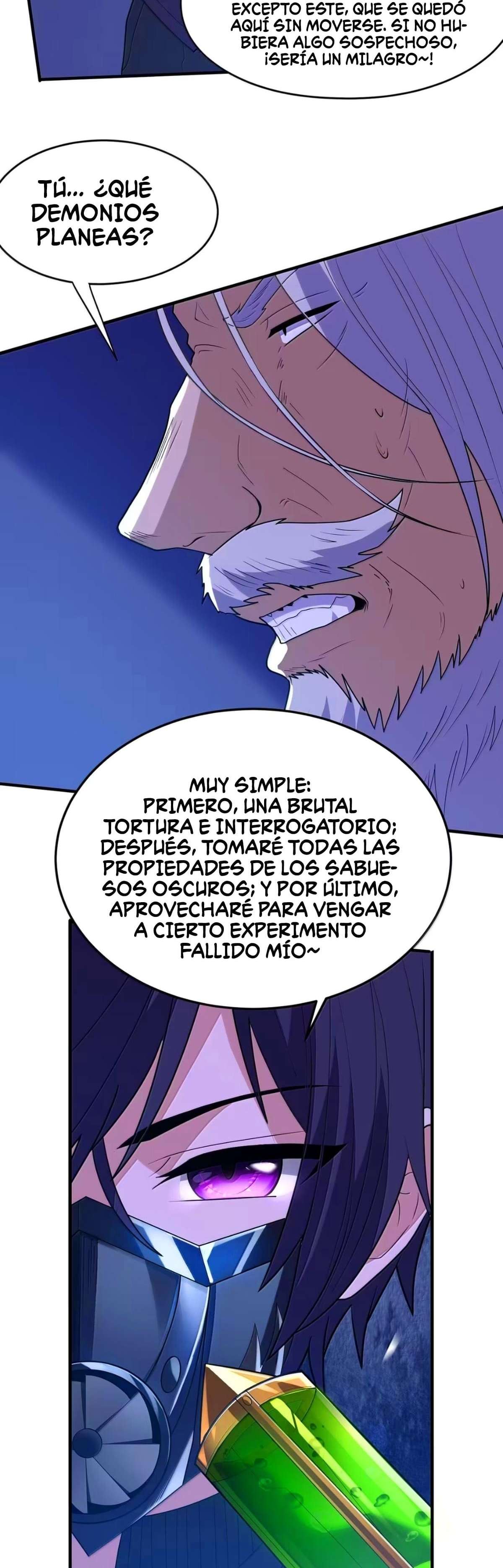El malvado alquimista no logra controlar a su propio experimento. — Capítulo 33 — 3