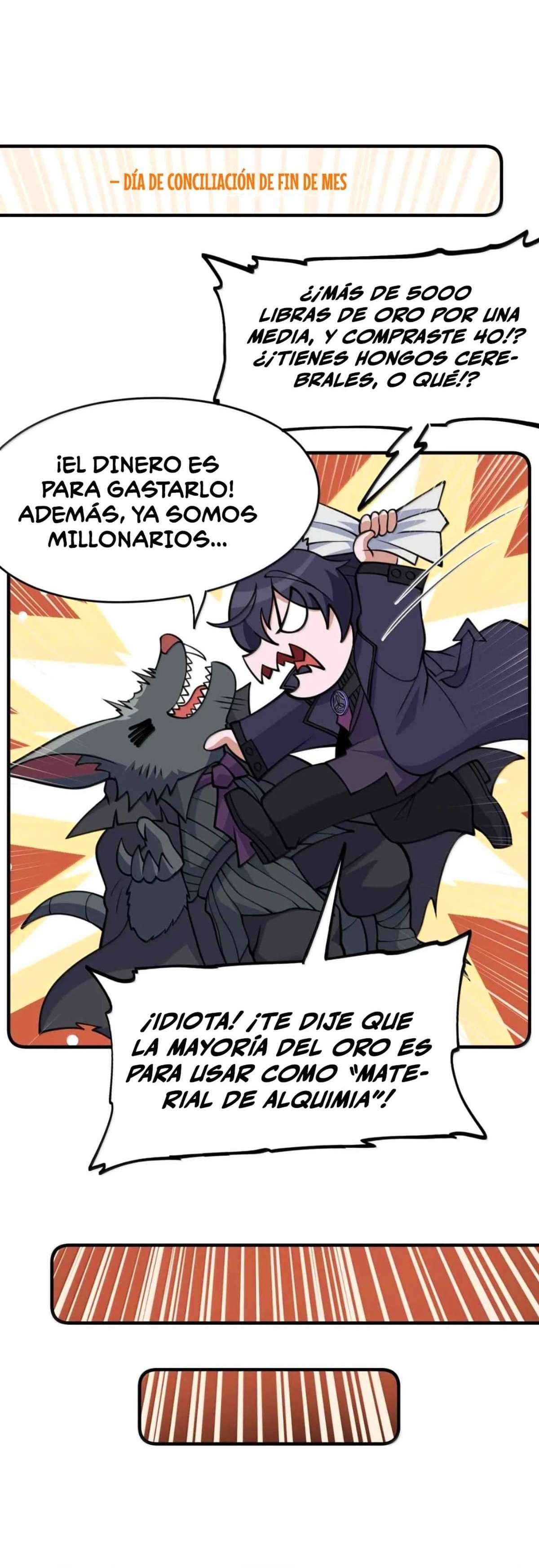 El malvado alquimista no logra controlar a su propio experimento. — Capítulo 42 — 31