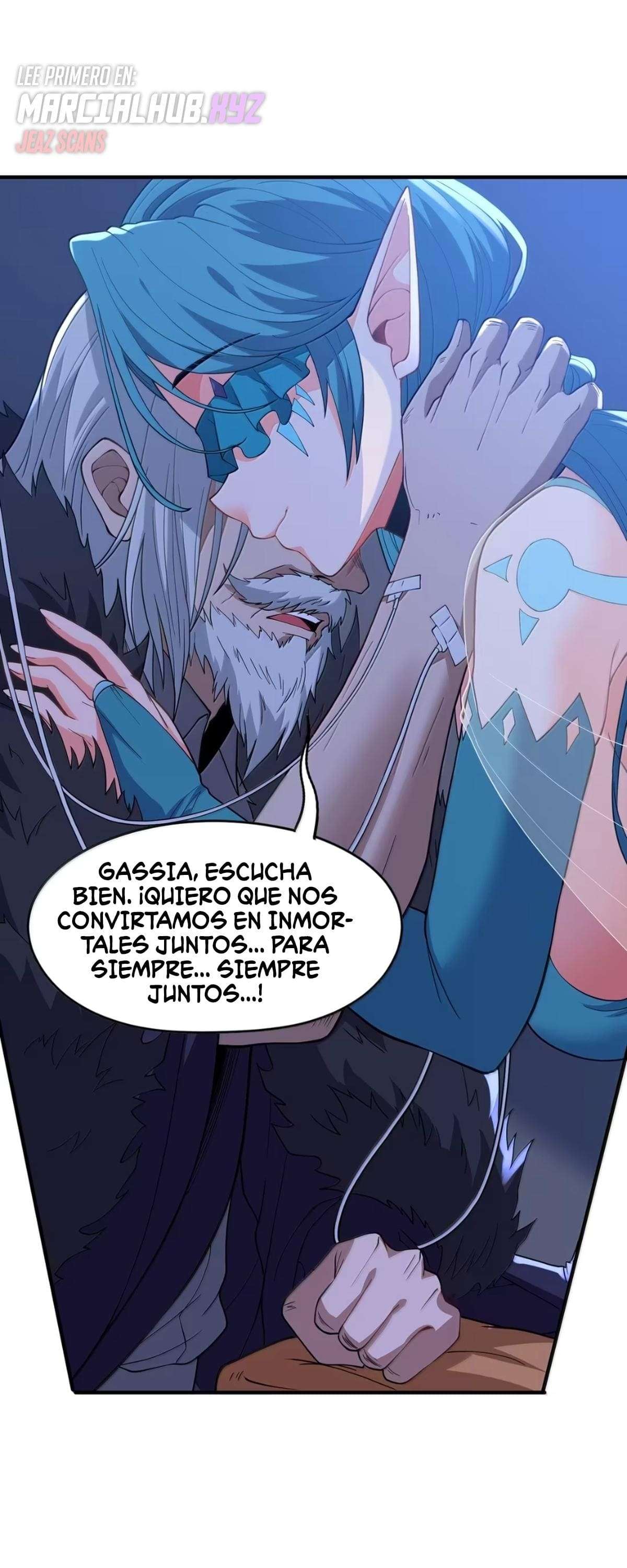 El malvado alquimista no logra controlar a su propio experimento. — Capítulo 32 — 35