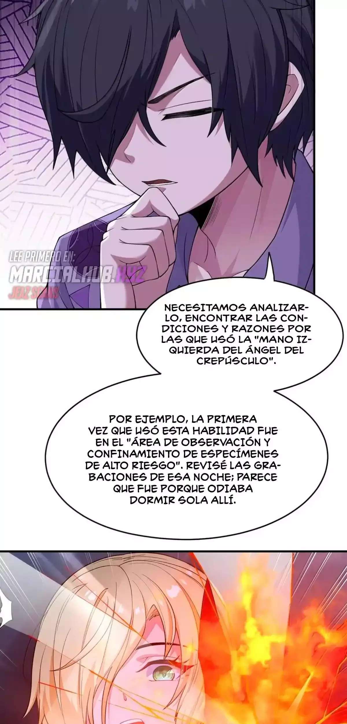 El malvado alquimista no logra controlar a su propio experimento. — Capítulo 16 — 21