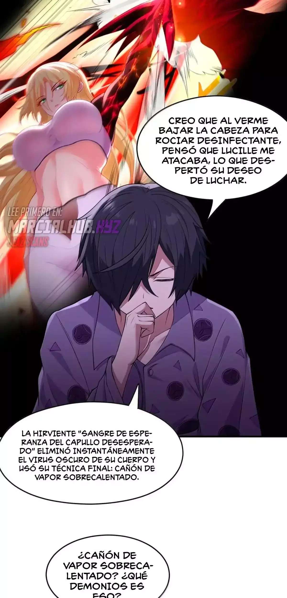 El malvado alquimista no logra controlar a su propio experimento. — Capítulo 16 — 24