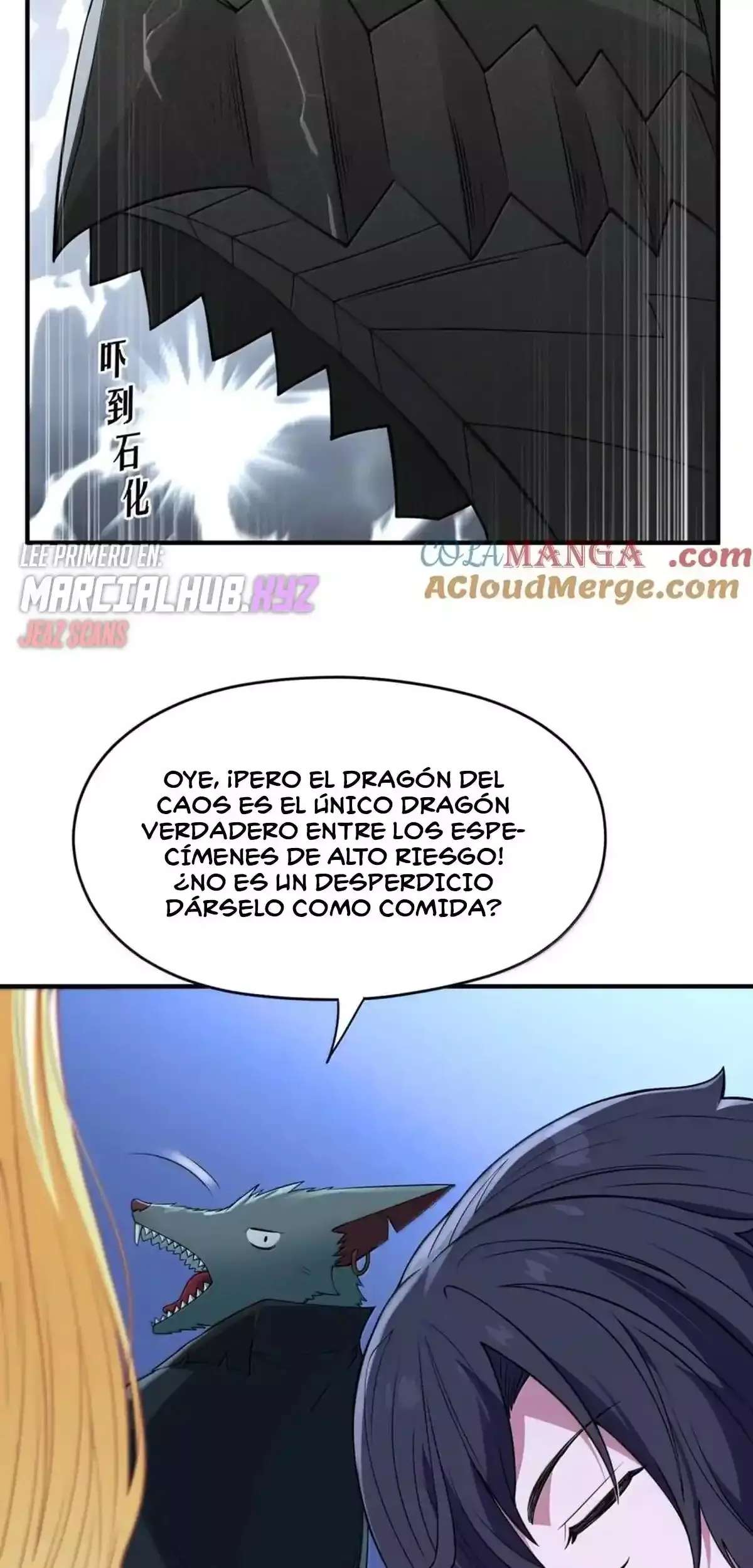 El malvado alquimista no logra controlar a su propio experimento. — Capítulo 16 — 42