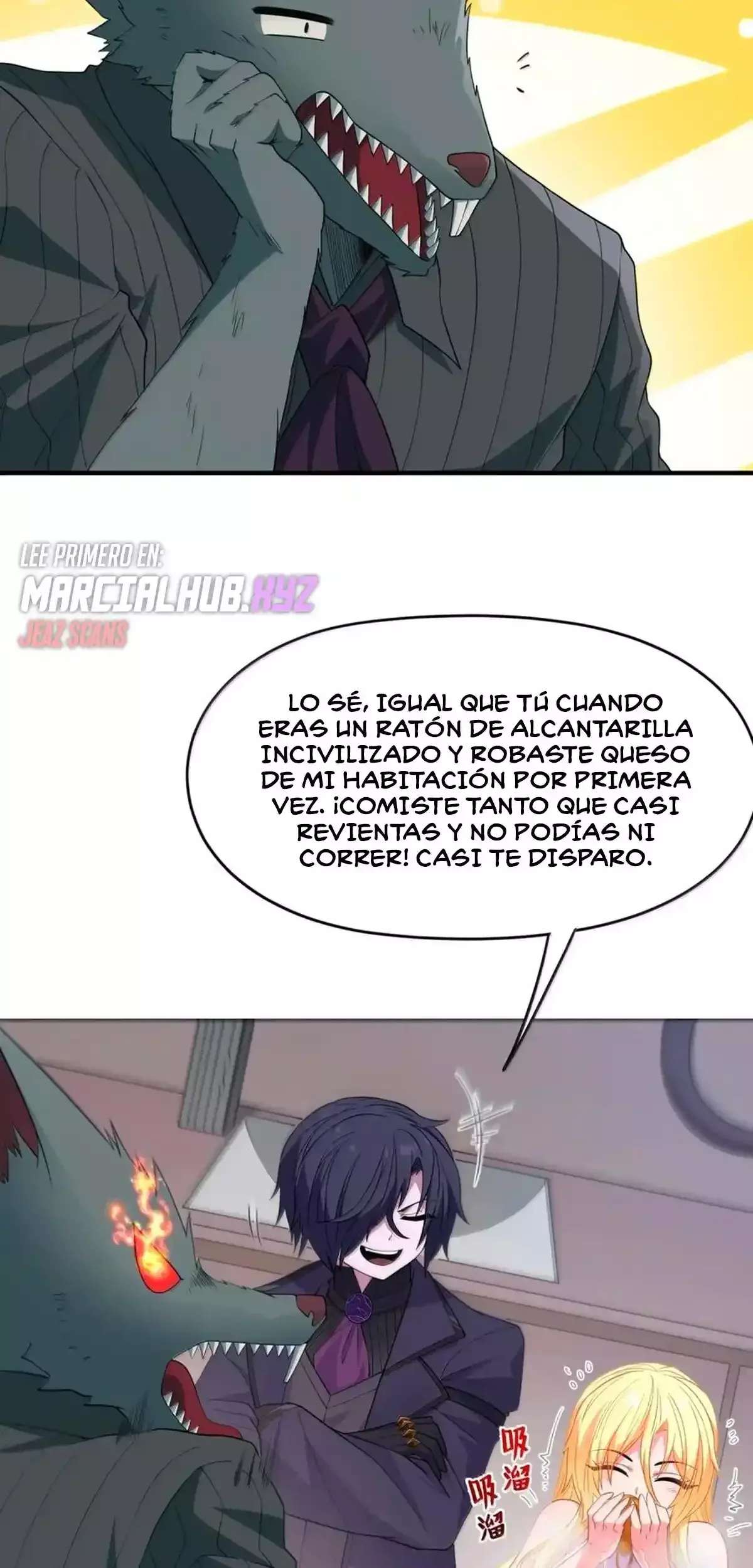 El malvado alquimista no logra controlar a su propio experimento. — Capítulo 17 — 3