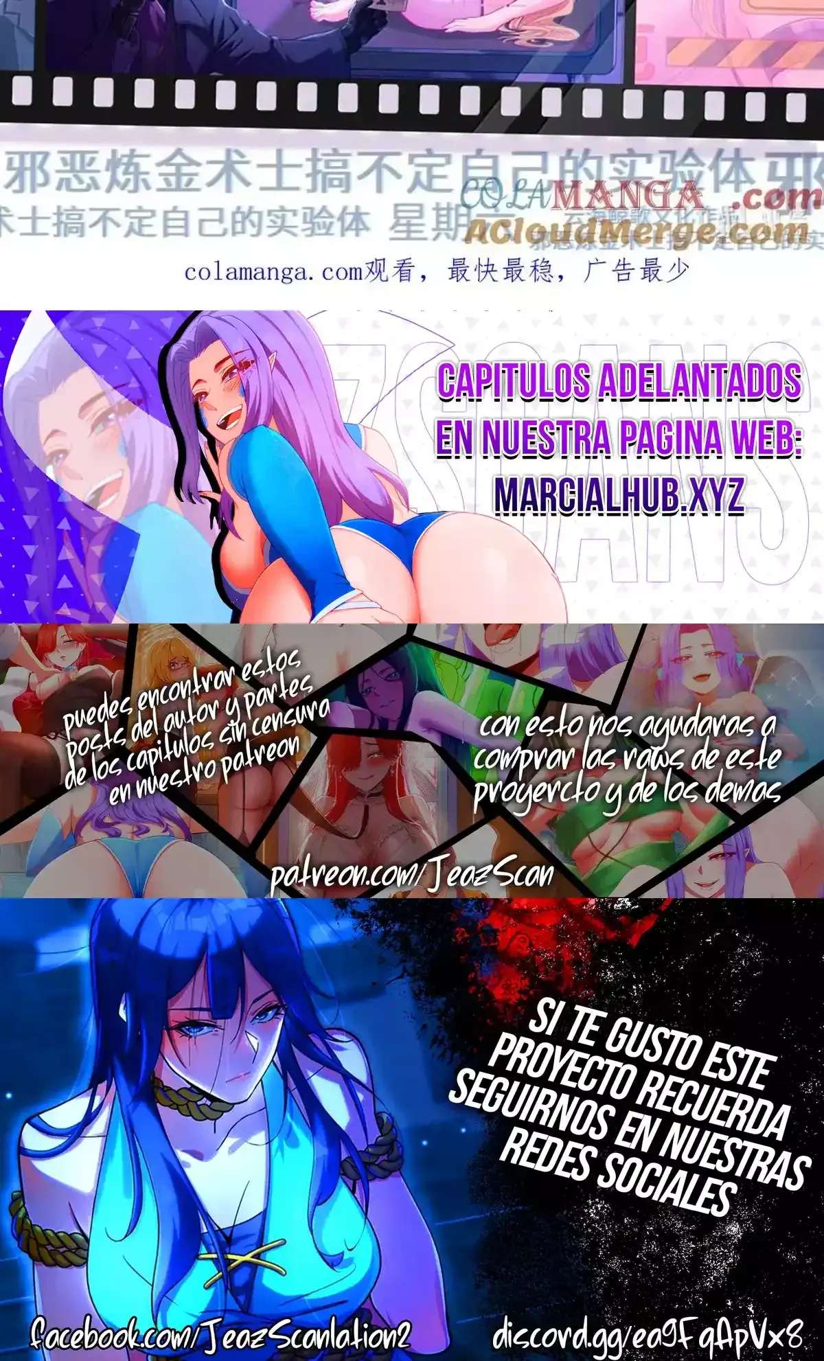 El malvado alquimista no logra controlar a su propio experimento. — Capítulo 17 — 52