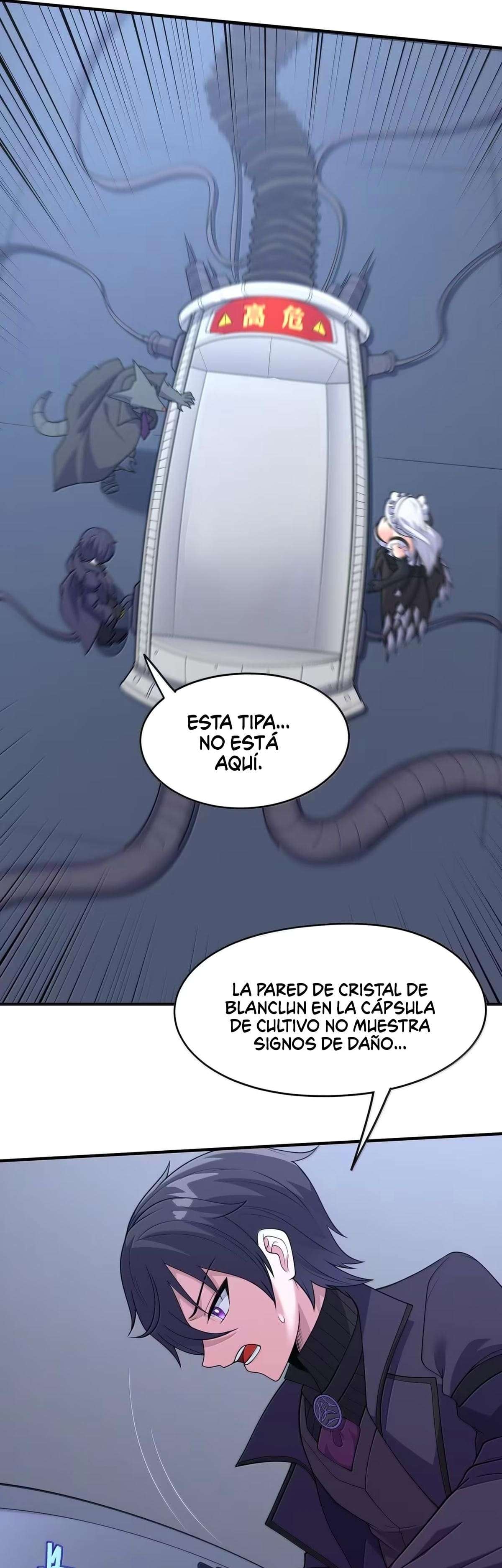 El malvado alquimista no logra controlar a su propio experimento. — Capítulo 49 — 24