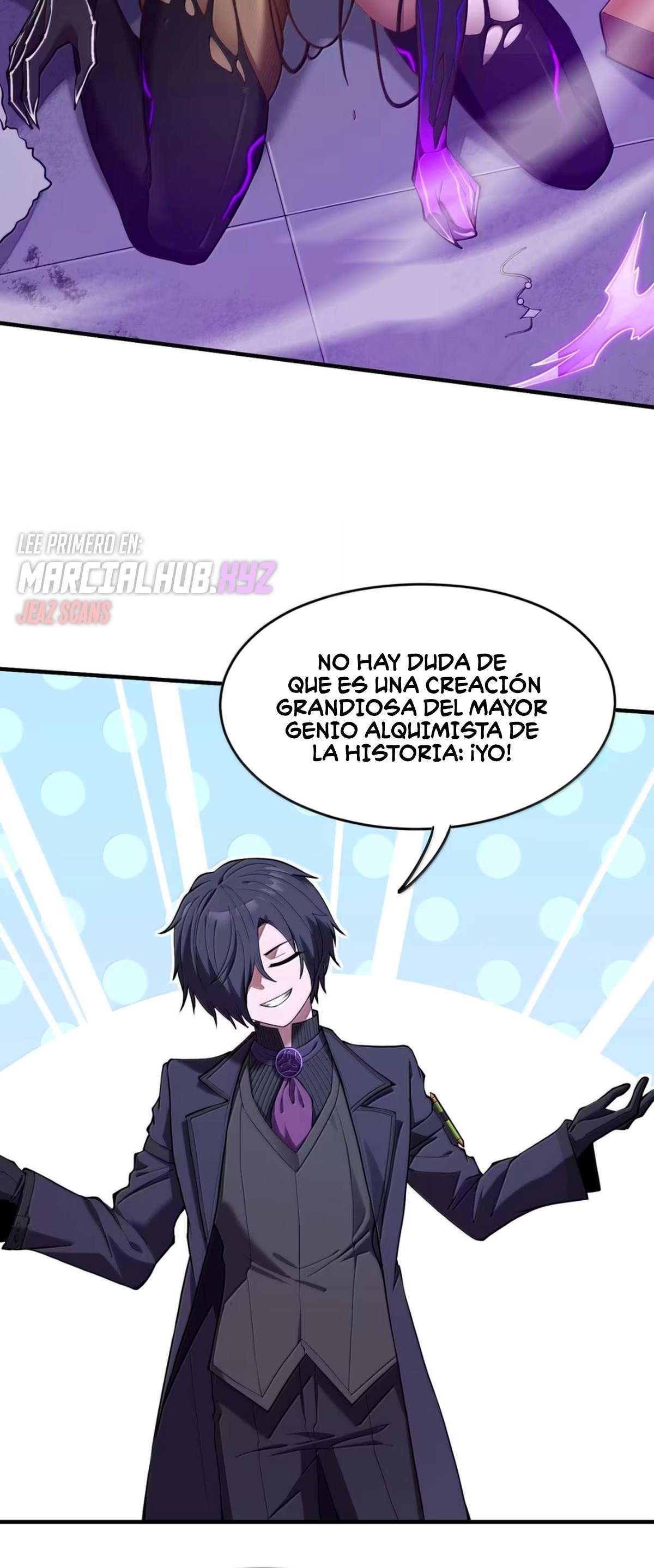 El malvado alquimista no logra controlar a su propio experimento. — Capítulo 30 — 11