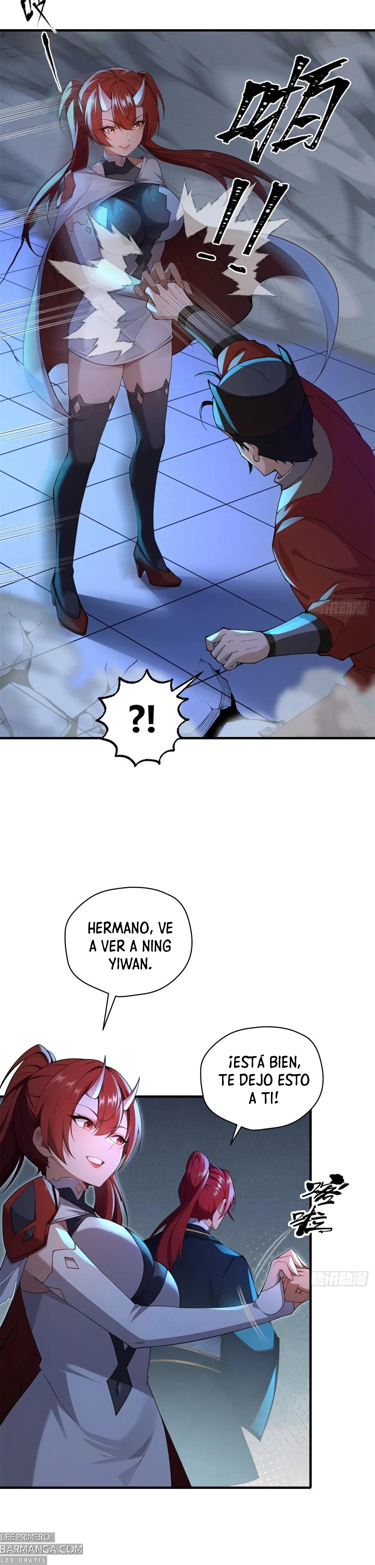 Convertido en un NPC desafortunado: Mi esposa me protege. — Capítulo 108 — 9