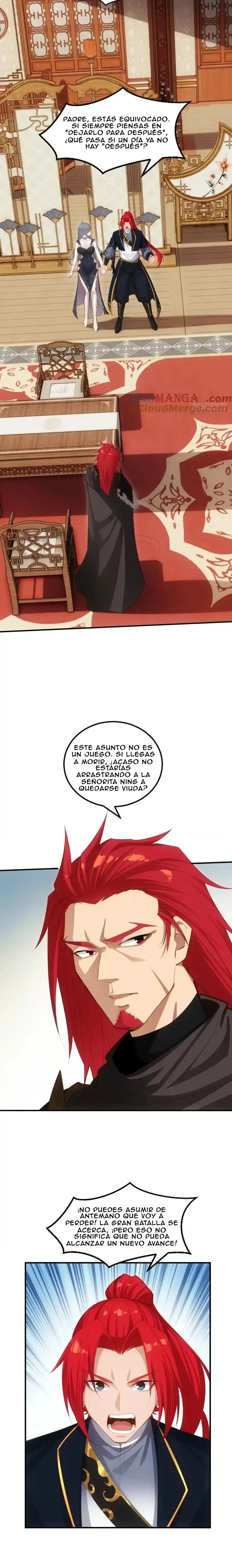 Convertido en un NPC desafortunado: Mi esposa me protege. — Capítulo 118 — 5
