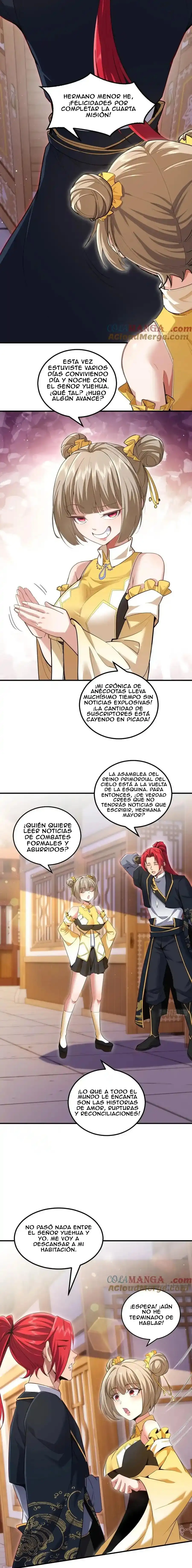 Convertido en un NPC desafortunado: Mi esposa me protege. — Capítulo 119 — 7