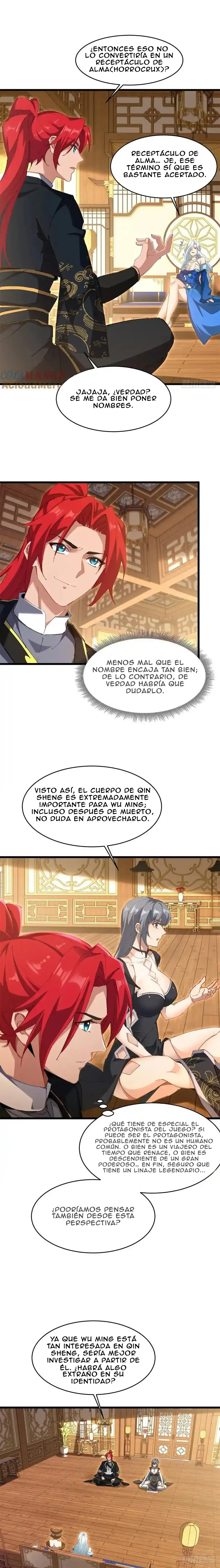 Convertido en un NPC desafortunado: Mi esposa me protege. — Capítulo 121 — 3